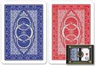 🃏 top-quality italian 100% plastic playing cards by modiano: da vinci ruote, 2-deck set with regular index логотип