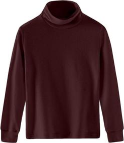 img 4 attached to 👧 Spring Gege Midweight Turtleneck Pullover for Girls in Tops, Tees & Blouses