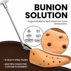 img 1 attached to HOUNDSBAY Boxer Boot Stretcher: Professional Shoe Expander For Comfortable Fit & Relief From Wide Feet And Bunions