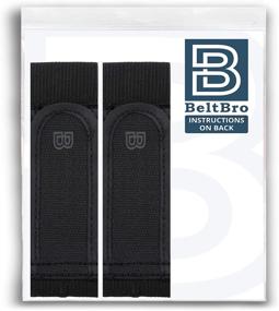 img 3 attached to BeltBro Titan Buckle Elastic Belt Men's Accessories - Belts