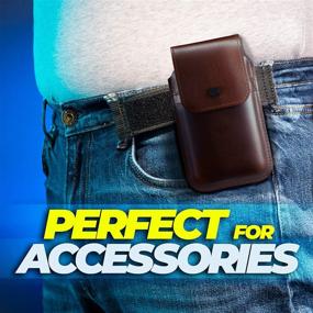 img 1 attached to BeltBro Titan Buckle Elastic Belt Men's Accessories - Belts