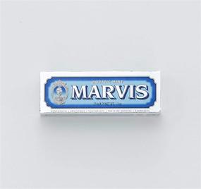 img 2 attached to 🪥 Marvis Aquatic Mint Toothpaste 3.8 oz: Freshens Breath & Whitens Teeth