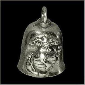 img 1 attached to 🏍️ USMC MARINES Biker Gremlin Bell