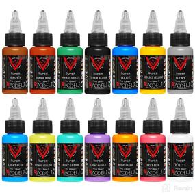 img 1 attached to 💉 Piercing & Tattoo Supplies: Tattoo Color Bottle Pigment for Makeup and Personal Care