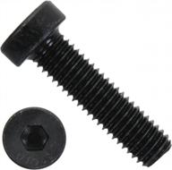 10-pack monsterbolts m6 x 8mm low head socket screws in black oxide alloy steel (din 7984) logo