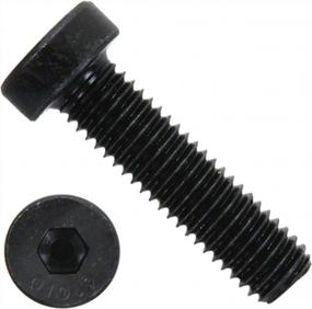 img 3 attached to 10-Pack MonsterBolts M6 X 8Mm Low Head Socket Screws In Black Oxide Alloy Steel (DIN 7984)