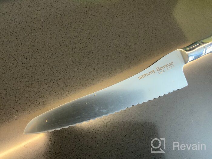 img 1 attached to Samura Bamboo frozen product knife, 19.6 cm blade review by Ewa Sroga ᠌