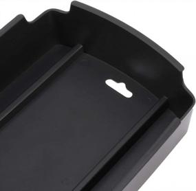 img 3 attached to Keep Your Kia Organized: OCPTY Auto Center Console Insert Tray For 17-19 For Kia For Sportage (Black)