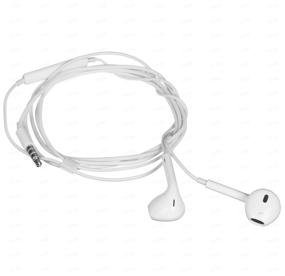 img 4 attached to Headphones in-ear HEADPHONES HIGH-QUALITY / Wired headphones with microphone / Jack 3.5mm / White