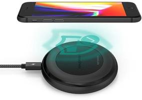 img 1 attached to RavPower Wireless Fast Charging Pad QC 3.0 Black (RP-PC058)