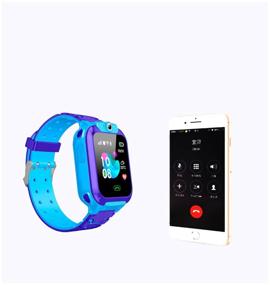 img 4 attached to HIGH-QUALITY TOUCH Smart Watch for Kids / Color Touch Screen / Kids Watch with SOS Camera / Blue