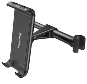 img 4 attached to Car headrest holder for tablet, phone (5"-13") MItrifON D1 universal Black