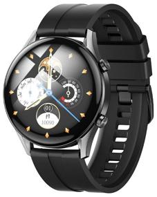 img 3 attached to Sports Smart Watch SMART WATERPROOF ROUND / Wristwatch Round Digital / Black
