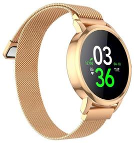 img 2 attached to ROUND QUALITY Smart Watch / Smart Watch iOS/Android / Round Wrist Watch / Rose Gold