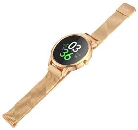 img 1 attached to ROUND QUALITY Smart Watch / Smart Watch iOS/Android / Round Wrist Watch / Rose Gold