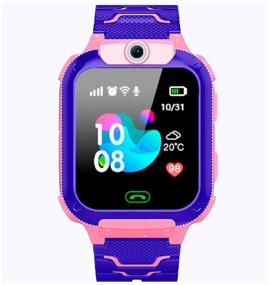img 3 attached to Children''s smart watch SMART WATCHES CHILDREN / color touch screen / watch for children. teens/ with SOS camera / pink