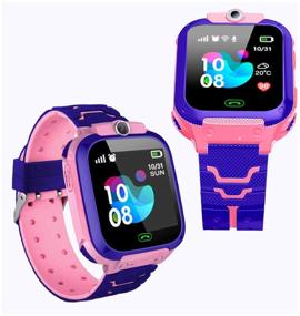 img 2 attached to Children''s smart watch SMART WATCHES CHILDREN / color touch screen / watch for children. teens/ with SOS camera / pink