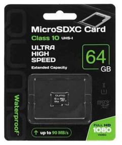 img 2 attached to Memory card Qumo microSDXC 128 GB Class 10, UHS-I, R/W 90/20 MB/s, adapter to SD