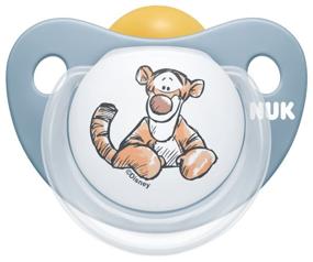 img 3 attached to NUK Disney Winnie the Pooh orthodontic latex pacifier 6-18 months, tiger
