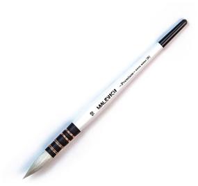 img 1 attached to Professional watercolor brush Malevich Premium, goat mix, round, №10