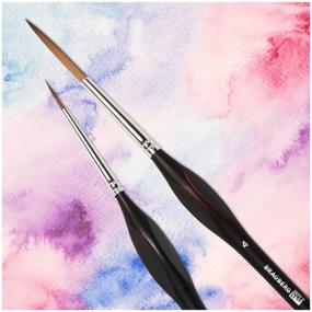 img 2 attached to Brushes / brushes professional synthetic for drawing set of 12 pieces, Brauberg Art Classic, Ergonomic