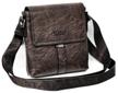 men''s bag tablet "status bags". size: 18x20 cm. color: brown / planet of wallets logo