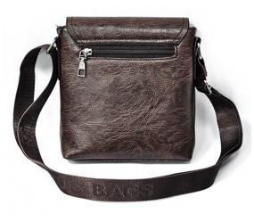 img 2 attached to Men''s bag tablet "Status Bags". Size: 18x20 cm. Color: brown / Planet of wallets