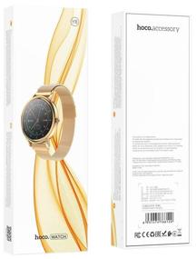 img 1 attached to WATERPROOF ROUND Round Smart Watch / Wrist Watch Round Digital / Rose Gold