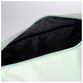 img 4 attached to Choose your way duffle bag with lined zip, shoe compartment, mint
