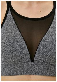 img 2 attached to Sports top with micromesh insert / without push-up / INDEFINI / 2127TSB S-M