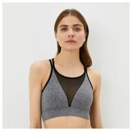 sports top with micromesh insert / without push-up / indefini / 2127tsb l-xl logo