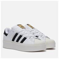 adidas originals superstar bonega women''s trainers white , size 36.5 eu logo