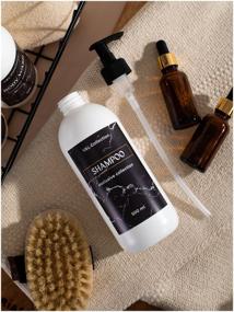 img 2 attached to Bath dispenser set black (3pcs) / Dispenser dispenser for shampoo, conditioner, shower gel 500ml