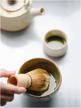 bamboo whisk for making matcha tea logo