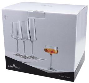 img 1 attached to Set of glasses Bohemia Crystal Xtra for wine, 360 ml, 6 pcs.