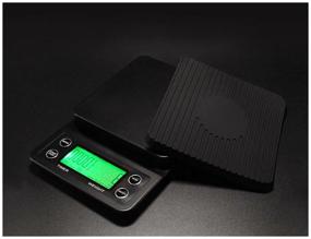 img 2 attached to Electronic coffee scale with timer / Touch kitchen scale with silicone stand