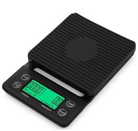 img 3 attached to Electronic coffee scale with timer / Touch kitchen scale with silicone stand