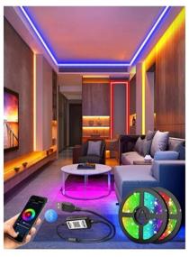 img 3 attached to Color LED strip with remote control, 5 meters, Bluetooth phone control, RGB LED SMD 5050