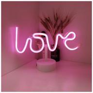 led lamp "love" logo