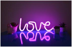 img 4 attached to LED lamp "LOVE"