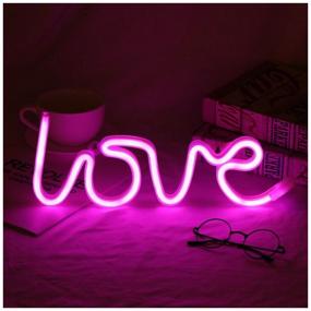 img 3 attached to LED lamp "LOVE"