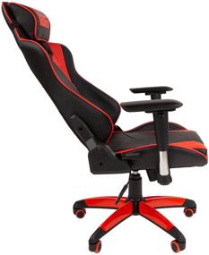 img 1 attached to Gaming computer chair with adjustable armrests CHAIRMAN GAME 44, eco-leather, black/red