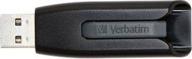 flash drive verbatim store &quot;n&quot; go v3 64 gb black logo