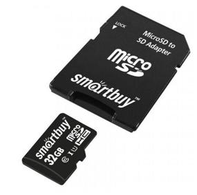 img 1 attached to Memory card SmartBuy microSDHC 32Gb UHS-I Cl10 adapter, SB32GBSDCL10-01