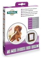 door for dogs and cats petsafe staywell original 2 way brown small 17.8 x 15.2 cm (1 pc) logo