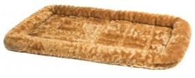 img 2 attached to Bed for dogs and cats Midwest QuietTime Faux Fur Deluxe Bolster 91x58x8 cm 91 cm 58 cm cinnamon 8 cm