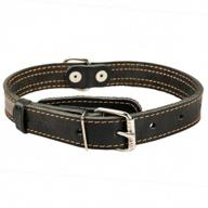 collar for daily use collar dimensionless 0295, collar length 69 cm, brown, xxl logo