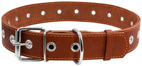img 1 attached to Collar for daily use COLLAR dimensionless 0295, collar length 69 cm, brown, XXL