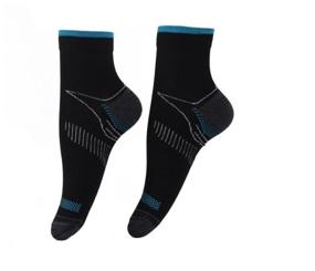 img 3 attached to Compression socks Plantar Fascia. black-blue 40-45