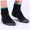 compression socks plantar fascia. black-blue 40-45 logo